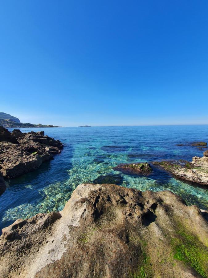 巴勒莫Teatro Del Sole Mare Sferracavallo别墅 外观 照片